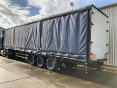 Schmitz tri axle curtain side trailer