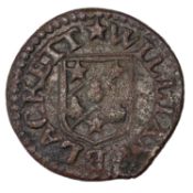Northumberland 17th Century Token, Newcastle, William Blackett undated (W 2); edge imperfection o/