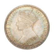 Victoria, Florin 1864, die no. 69, (Bull 2854, ESC 824, S.3892); attractively toned and Near