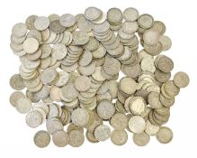 Mixed Pre-1947 Halfcrowns; mixed grades, gross weight 3347g