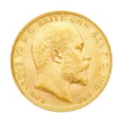 Edward VII, Sovereign 1910, obv. bare head right, rev. Pistrucci; Very Fine