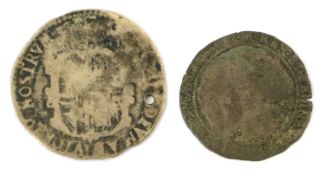 Ireland, Philip and Mary, Groat 1556, (3.21g), mm. rose (S.6501A), weakness to central bust and
