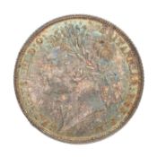 George IV, Shilling 1821 (S.3810) very minor edge imperfection on reverse at 10 o'clock, o/wise Good