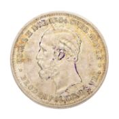 Norway, Oscar II, 2 Kroner 1904, (KM#359); toned and Near Extremely Fine, Scarce date