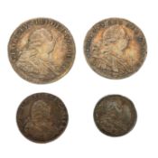 George III, Maundy Set 1800, 4 coin set comprising 4d, 3d, 2d and 1d, (S.3764); all nicely toned and
