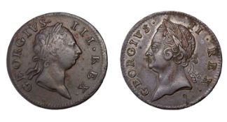 Ireland, George II, Halfpenny 1760, (S.6610), minor edge imperfections and a couple of minor digs