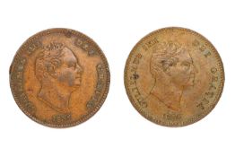 2x William IV, Third-Farthings 1835, (both S.3850); Very Fine and Extremely Fine respectively