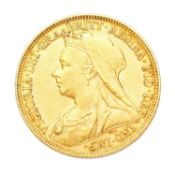 Victoria, Sovereign 1896M, Melbourne mint, obv. old head left, rev. Pistrucci, (S.3852C); Very Fine