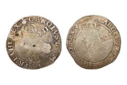 2x Charles I, Shillings, Tower Mint, 1630-1 (5.49g) mm. plume, group C, third bust, type 2a, oval