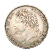 George IV, Crown 1821, SECUNDO (Bull 2310, ESC 246, S.3805); Very Fine+