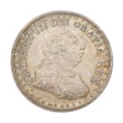 George III, Bank of England, Three Shillings 1811, (Bull 2065, ESC 408, S.3769); Extremely Fine