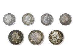 Assorted Bank of England Tokens, 7 tokens to include: (3x) 3 shillings, 1811 (S.3769), 1812 and 1813