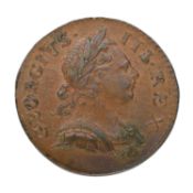 George III, Halfpenny 1771, (S.3774); Extremely Fine with small traces of original mint colour