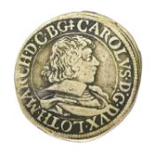 France, Duchy of Lorraine, Charles IV, Teston 1629, (30mm, 8.66g) obv. bareheaded bust facing right,
