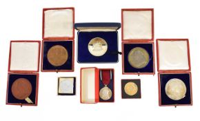 Selection of Official Coronation Medals; 11 pieces, comprising; Victoria, Diamond Jubilee medal 1897