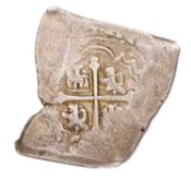 Spanish Empire, Cob 8 Reales, (26.8g), Mexico City mint, legends and date unclear; good detail on