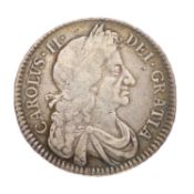 Charles II, Halfcrown 1679, T.PRIMO, fourth bust, no stop after HIB, (Bull 480, ESC 481, S.3367)