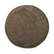 Ireland, James II, Gunmoney Halfcrown Feb 1689, large size, (S.6579H); some porosity, o/wise Near