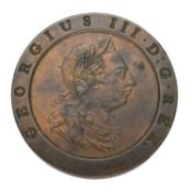 George III, 'Cartwheel' Twopence 1797, (S.3776), Near Extremely Fine