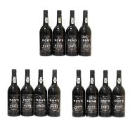Dow's 1977 Vintage Port (twelve bottles)