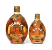 Dimple Old Blended Scotch Whisky, 1950s spring cap bottlings, 70º proof (one full size bottle and