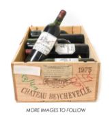 Château Beychevelle 1975 Saint-Julien (twelve bottles)
