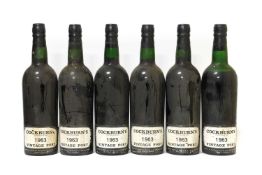 Cockburn's 1963 Vintage Port (six bottles)