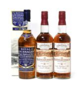 Glendronach 12 Year Old SIngle Highland Malt Scotch Whisky, 40% vol 70cl (two bottles), Royal
