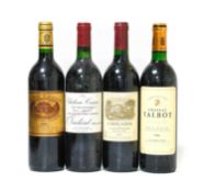 Carruades de Lafite Rothschild 1989 Pauillac (one bottle), Château Talbot 1988 Saint-Julien (one