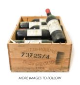 Château Moulinet 1970 Pomerol (twelve bottles)