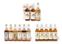 The Famous Grouse Finest Scotch Whisky, 1980s bottlings, 40% vol 75cl (seven bottles), Bell's Old