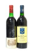 Château Lafite Rothschild 1983, Pauillac (one bottle), Château Smith Haut Lafitte 1985, Graves (