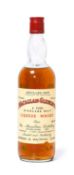 Macallan 1937 Pure Highland Malt Liqueur Whisky, Gordon & MacPhail floret stencilled bottling from