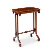 A William IV rosewood end table by John Wilkie