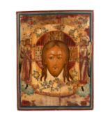 A late 18th century central Russian icon of The Holy Face, Mandylion, possibly Mstera