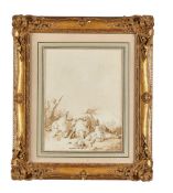 Francesco-Guiseppe Casanova (Italian 1727-1802) Military Scene