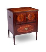 A George III mahogany night / bedside table