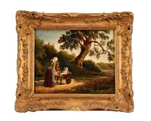 William P Cartwright (British, fl. 1865-1874) 'A Pleasant Journey'