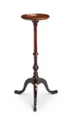 A George III mahogany candlestand