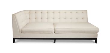 A contemporary chaise longue by Bespoke Sofa, London