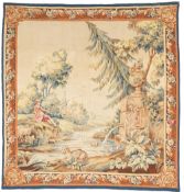 An 18th century French tapestry probably Aubusson