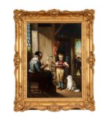 19th century Continental School 'Spinning'