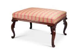 A large William rosewood stool