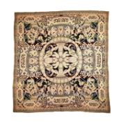 An Ottoman silk tapestry cover, 20th century