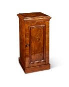 A Victorian walnut pot cupboard