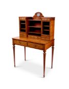 A George III mahogany bonheur du jour attributed to Seddon Sons & Shackleton