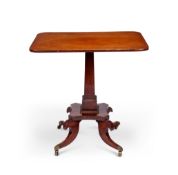 A small Regency mahogany occasional table