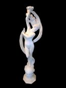 A reconstituted marble statue of Aurora