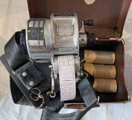 London Transport GIBSON TICKET MACHINE, serial no 34820, an Alpha codes example. In good working