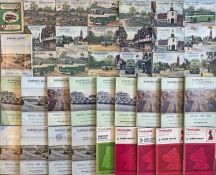 Large quantity (38) of Aldershot & District Motor Services TIMETABLE BOOKLETS dated from the late